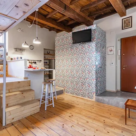 아파트 Loft Alma Rosa Vicino A Piazza Vittorio *